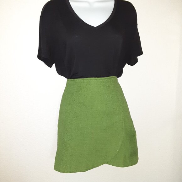 Abercrombie & Fitch Green Skort (Skirt w/shorts underneath) * 38" Waist * Sz XL - Picture 11 of 12